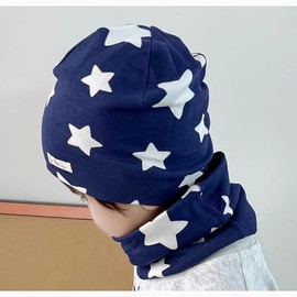 XNDZ Baby Boys Girls Cotton Hat and Circle Scarf Set Toddler Kids Children Spring Autumn Winter Warm Beanie Neck Warmer (3-6 Years)
