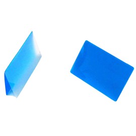 Oregon Lamination Hot Laminating Pouches Business Card (Pack of 100) 10 mil 2-1/4 x 3-3/4 Blue/Clear