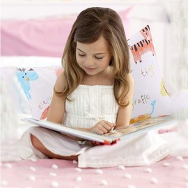 Safari Toddler Pillowcases - 2 Pack Pillow Cover Pillowslip Case Fits Pillows Sized 13 x 18 or 12 x 16 for Kids Bedding Pillow Cover Zoo Print Baby Pillow Cases - by UOMNY