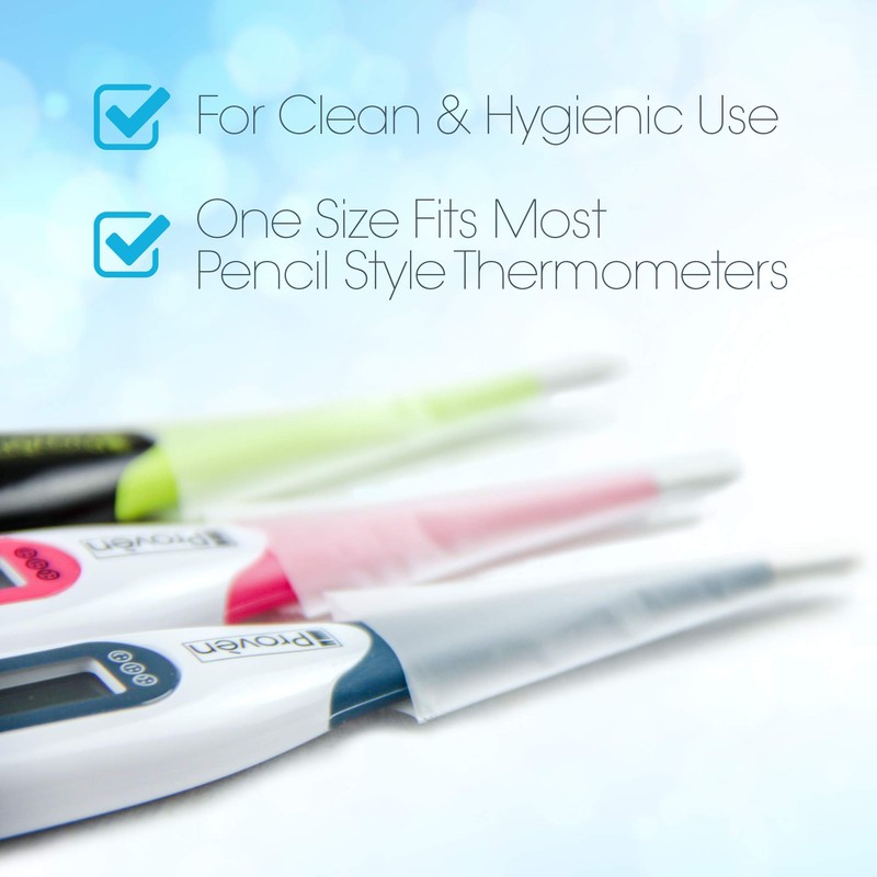 iProven Disposable Probe Covers for Oral Thermometer and Rectal Thermometer,