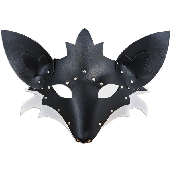 HMILY Steampunk leather animal masks, fox, tiger, wolf masks, Halloween