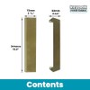 Keypak 344mm Letterbox Security Cowl – Anti-Fishing Guard & Letter
