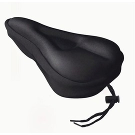 Bike Seat Cushion Cover - Gel Padded Bike Seat Cover for Men Women, Extra Soft Exercise Bicycle Seat Compatible with Peloton, Outdoor & Indoor