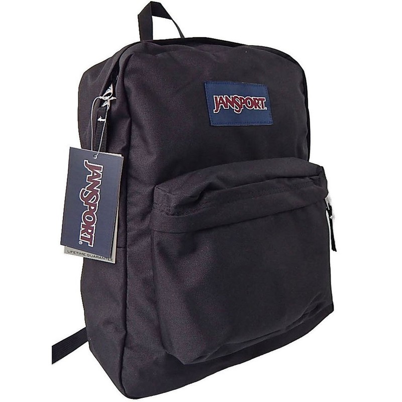 JanSport SuperBreak Backpack (Pink Patchwork)