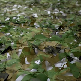 MidFerry Double Layer Camo Netting Camouflage Netting - Bulk Roll Camouflage Net with Nylon Ropes, Military Netting Party Decorations Sunshade Camo Mesh for Hunting Blind