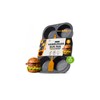 AKS Co Hamburger Bun Pan, Non-Stick Silicone - Oven-Safe, Vented