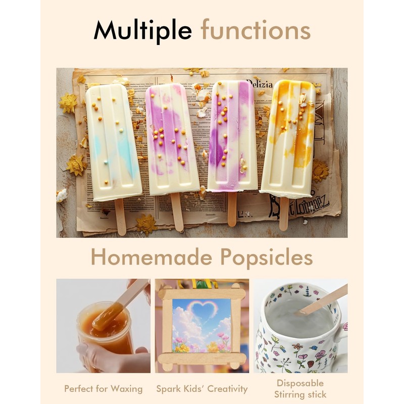 Popsicle Sticks for Crafts Ice Cream Sticks Craft Sticks Bulk