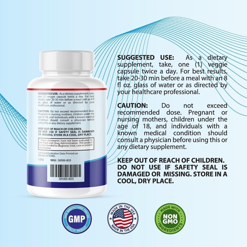 No Gluco Freeze- Blood Support- 60 Capsules