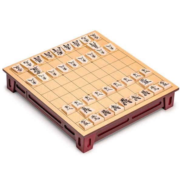 Yellow Mountain Imports Shogi Japanese Chess Game Set - Wooden