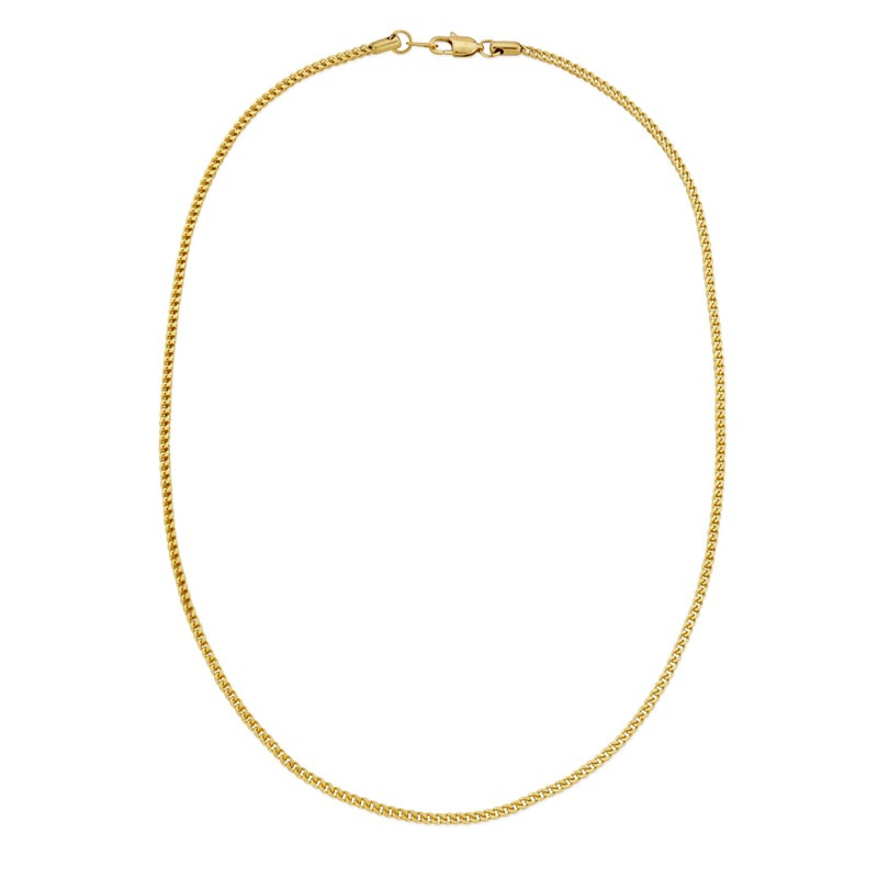 The Gold Gods Franco Gold Chains for Men (2.5MM) —