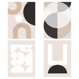 4 Piece Wall Decor Living Room Canvas Wall Art For Bedroom Minimalist Abstract Wall Paintings Roomwall Decorations For Kitchen Abstract Prints Office Wall Pictures Bathroom Home Decoration(30x42cm)