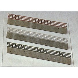 N gauge 2110 落石 Proof Fence 4 Pieces (Unpainted Kit)