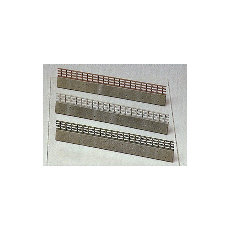 N gauge 2110 落石 Proof Fence 4 Pieces (Unpainted Kit)