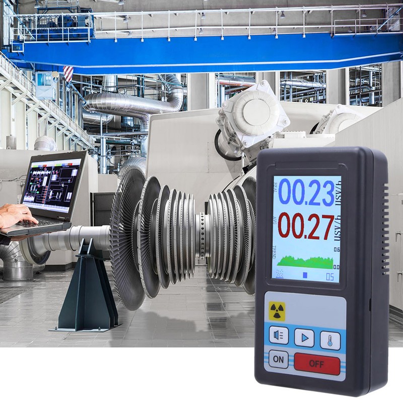 Portable LCD Digital Geiger Counter Nuclear Radiation Detector Dosimeter Beta