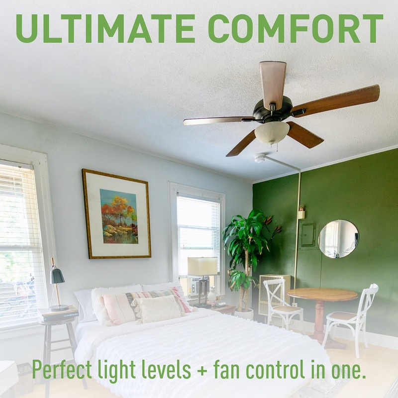 Legrand Pass & Seymour LSCLDC163PBK 450W LS Series Preset Dimmer