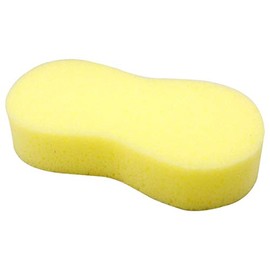 Lantee Large Car Wash Sponge - 1 Piece Big Sponge for Car/Bike/Motorcycle Washing Cleaning, Kitchen Cleanup, Water Game (Yellow)