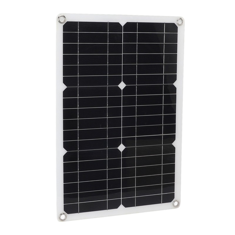 18V 20W Semi Flexible Solar Panel Monocrystalline High Efficiency Waterproof