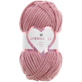 Rico Design Chenillove Crochet Wool Knitting Yarn, High-Quality Chenille Wool for Knitting and Crocheting