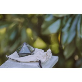 Ring box, Glass ring box, Proposal ring box Engagement ring box, Ring holder (Copper)