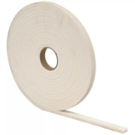 M-D Building Products 1/2"W x 1/4"H x 17' L White Foam Self-Adhesive Window Door Weather Strip Seal