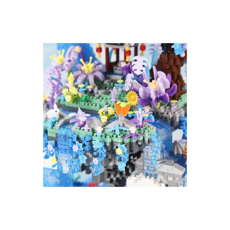 Cherry Blossom Tree Building Set with Gift Box, Ocean World