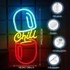 Outdoor Options Co Chill Pill LED Light Sign Eco friendly