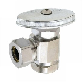 MaxLLTo Replacement 1/2 Inch FIP x 1/2 Inch Slip Joint Multi Turn Brass Angle Stop Valve for Thrifco Plumbing 4405460