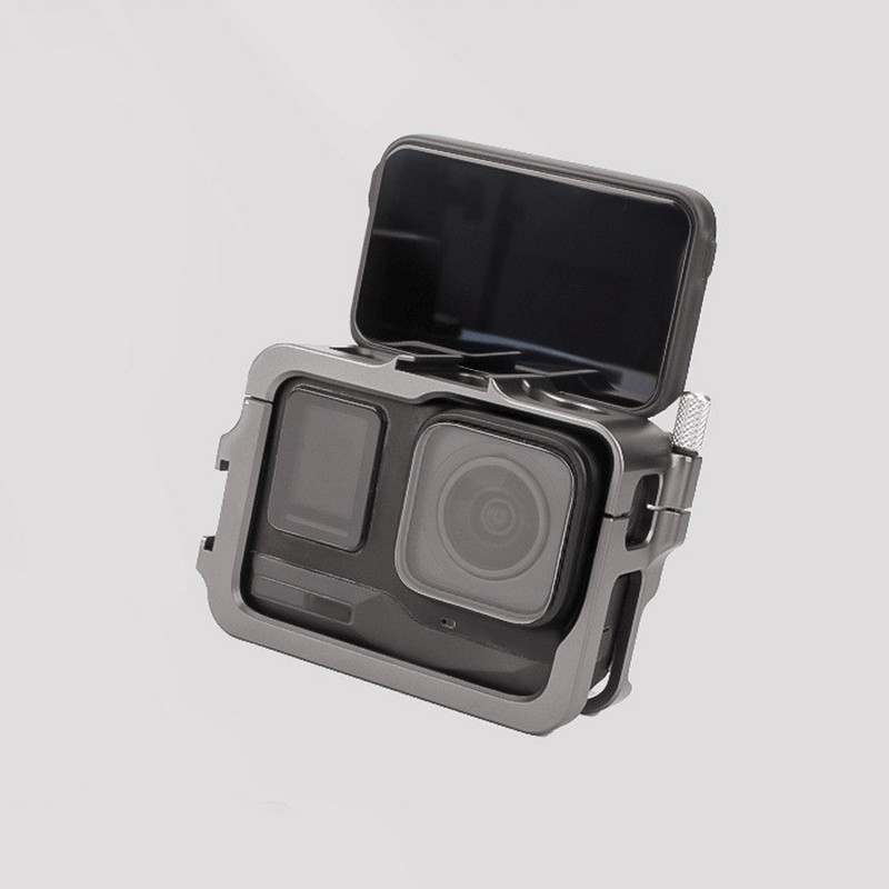Aluminum Alloy Camera Cage Shockproof Camera Protective Frame with Cold