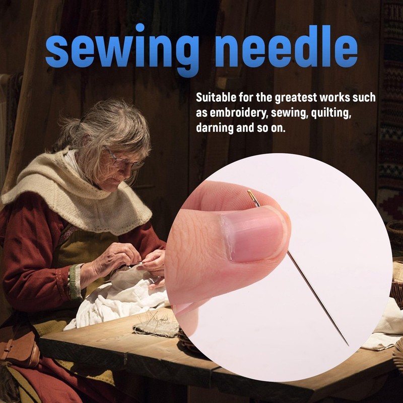 Ahvqevn Self Threading Needles for Hand Sewing Machine Needles for