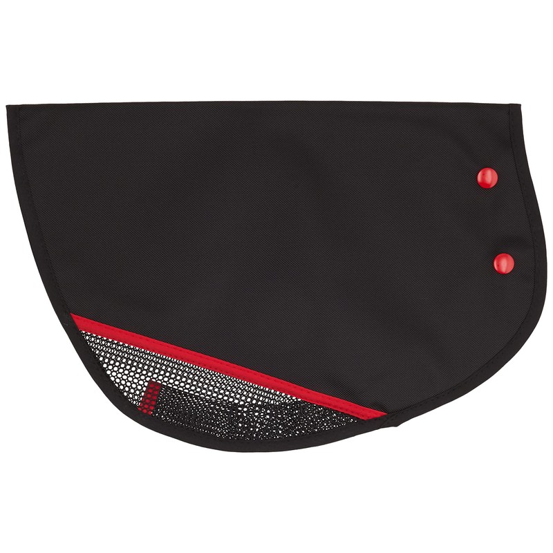 Kawasumi Seisakusho KW-467BK/RD Bicycle Summer Steering Wheel Cover, Black