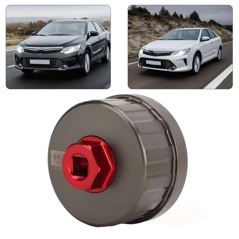 Oil Filter Removal Tool, Oil Filter Wrench 64.3mm 14 Flute