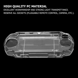 Annadue PSP Carrying Case for PSP 2000 3000 Anti-slip Shockproof Transparent Protective Case for PSP 2000 3000 (Console and Accessories Not Included)