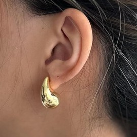 Relipop 6 Pairs Gold Hoop Earrings for Women, Lightweight Chunky Open Gold Hoops Earrings Pack Twisted Huggie Earrings Trendy Dainty Cute Jewelry Gifts