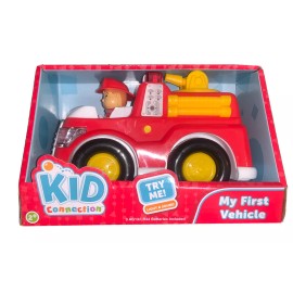 Kid Connection My First Vehicle Fire Truck with Lights And Sound, With Batteries