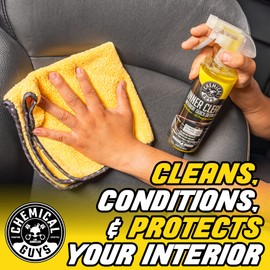 Chemical Guys InnerClean Interior Quick Detailer Cleaner and Protectant for Dashboards Door Panels Seats Trim and Surfaces Non Greasy Interior Car Cleaning Spray and Interior Detailer Spray 16 oz