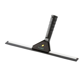 Restaurantware-Clean Tek Professional 13.78 Inch Window Squeegee, 1 Window Cleaning Squeegee with Rubber Blade - All-Purpose, for Mirror Or Glass Door, Black Plastic Squeegee with Aluminum Frame