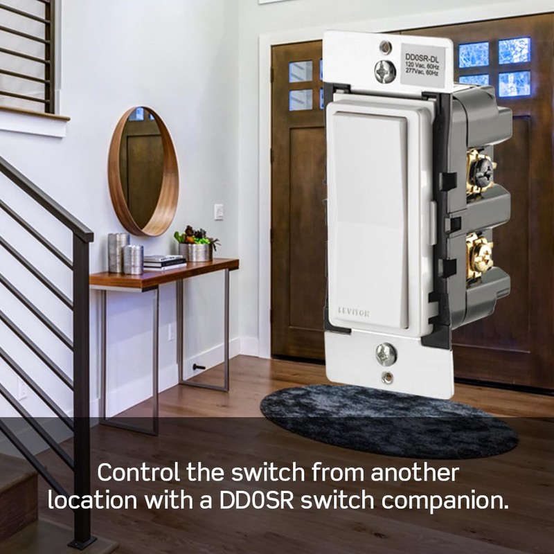 Leviton Decora Smart Switch Z-Wave 800 Series, ZW15S-1RW, White