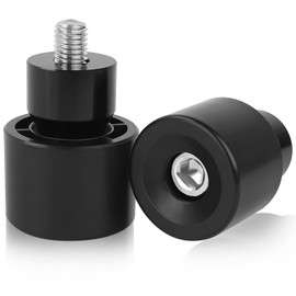 Eumti Motorcycle Frame Sliders Anti Crash Protector No Cut Falling Protection M12-1.75mm x 60mm Screw Black for Engine Guard Saddlebag Guard Flat Out Bar Anti-Collision