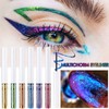 HERBENJOY Chameleon Eyeliner,Metallic Liquid Eyeliner Blue Changing Long-lasting Holographic Glitter