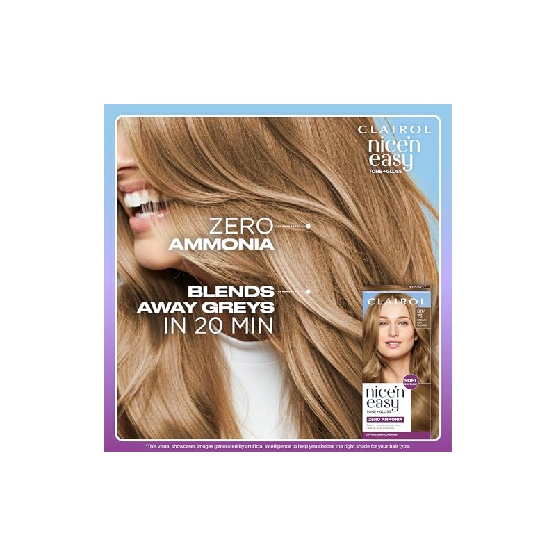 Clairol Nice'n Easy Tone+Gloss Semi Permanent Hair Dye - 811/73