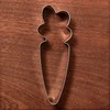 LILIAO 5" Carrot Cookie Cutter, Stainless Steel