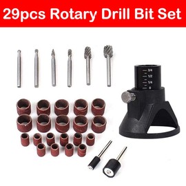 TopHomer 29pcs Rotary Tool, Power Rotary Tool Kit Multi-Purpose Rotary Tool for Sanding, Polishing, Drilling, Cutting Engraving DIY Crafts