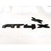 Auto Front Grill Matte Black AT4X OVERLAY Emblem 2023+GMC Sierra