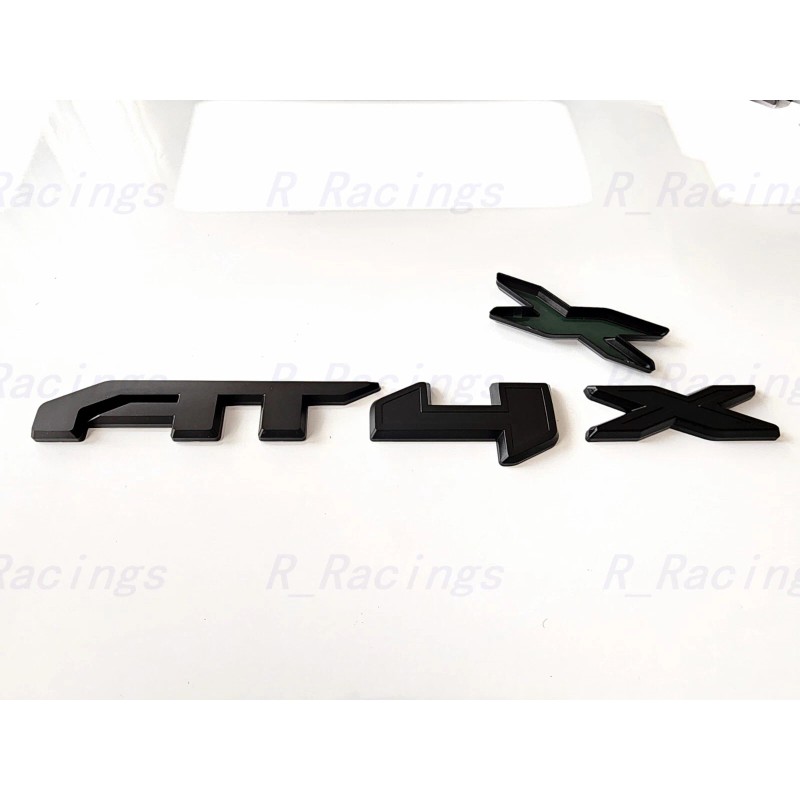 Auto Front Grill Matte Black AT4X OVERLAY Emblem 2023+GMC Sierra