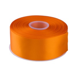 AVANAVA Cinta de satén de doble cara de 5 pulgadas de ancho, 50 yardas (668-Orange Peel)