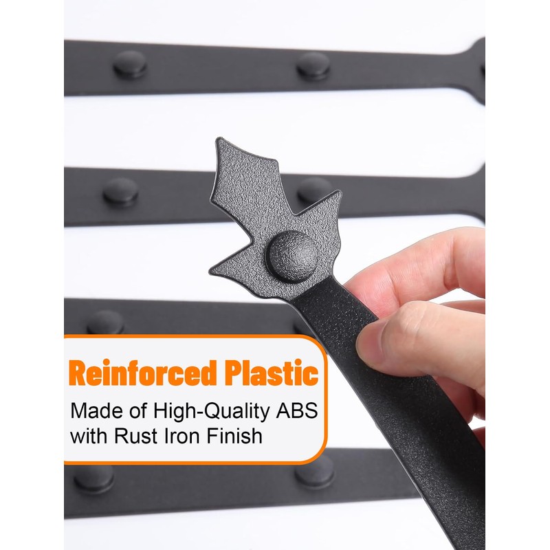 Magnetic Garage Door Hinges and Handles Kit, Garage Hardware Accents