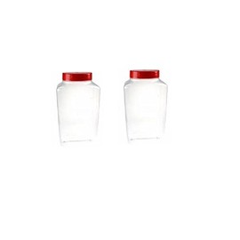 3.8 LITRE LITRE Large EMPTY NEW PLASTIC SWEET JAR PACK OF 2