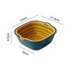 HAOHIZE Plastic Kitchen Strainer Bowl Set, Pasta Strainer Plastic, Sieve