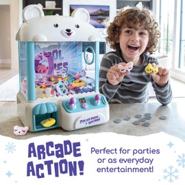 MindWare Polar Bear Prize Machine Crane Game - Electronic Arcade Game Machine for Ages 3 and Up
