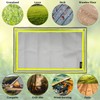 POMOLY Fire Pit Mat,Fireproof Mat Visible at Night-Great for Deck